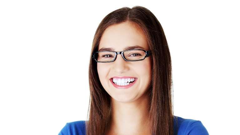 teen smiling